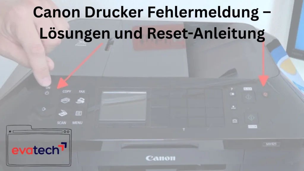 Canon Drucker Fehlermeldung 